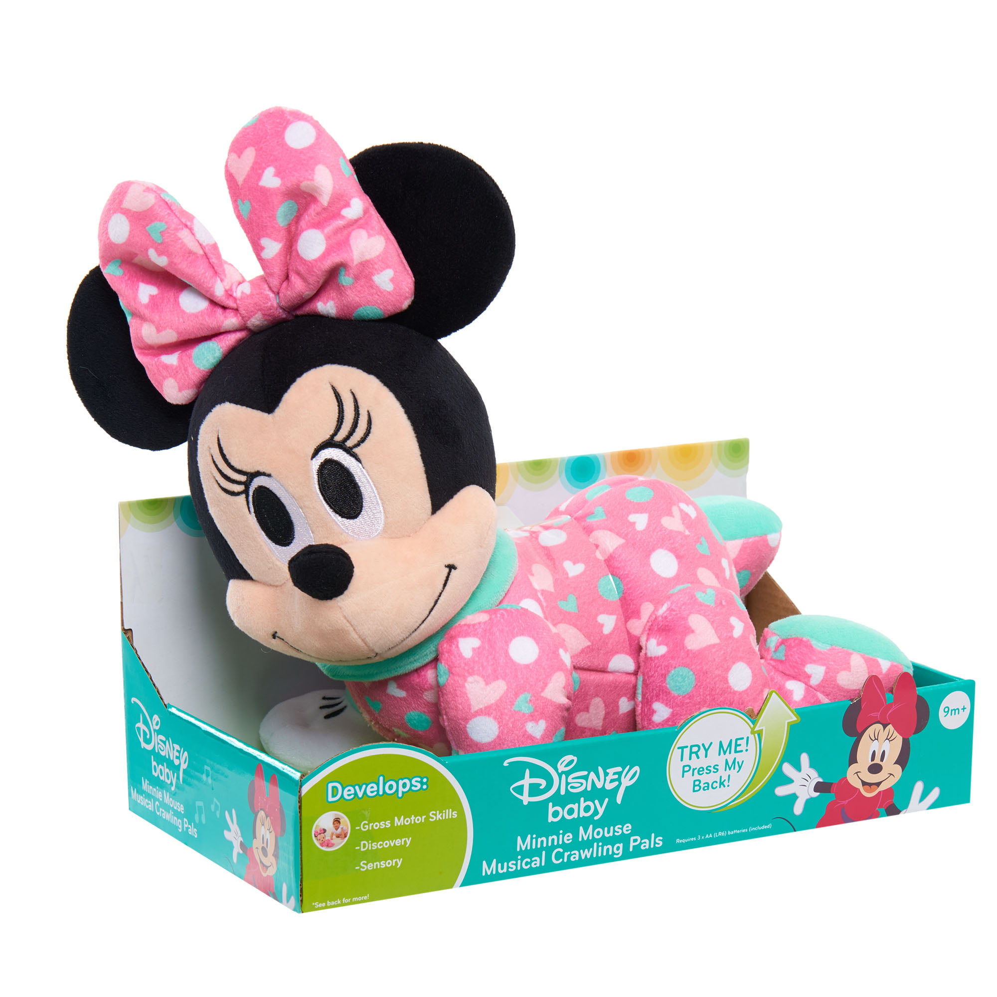 minnie mouse crawling doll