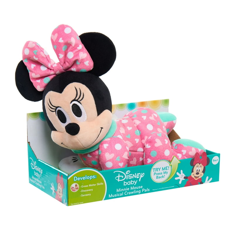 Disney Baby Musical Crawling Pals Plush Minnie Mouse Walmart