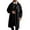 Black, variant on QHFBli Breathable Mens Trench Coat Men's Lightweight Anorak Windbreaker Jacket For Outdoor Adventures And Daily Casual Wear Featuring Black M