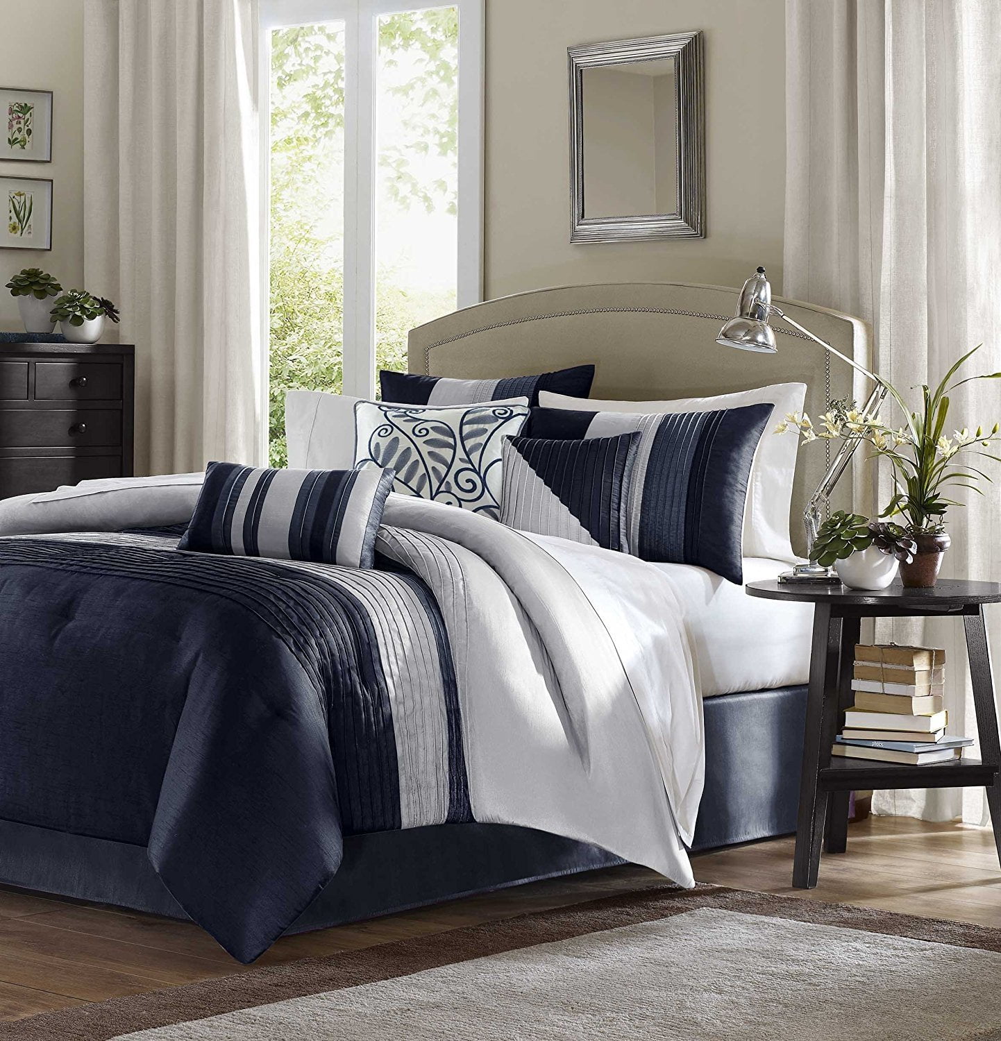Tau Brown Madison Park Palisades Cal King Size Bed Comforter Set Bed In A Bag