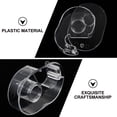 thumbnail image 3 of Shisuyan Tape Cutters Transparent 5Pcs 2.95X2.08X0.79Inch, 3 of 8