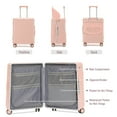 thumbnail image 2 of Fridtrip 20 Inch Carry On TSA Lock Luggage with seat for Kids& Adult,Lockable Spinner Wheels Free Luggage Cover and Safety Seatbelt Travel Suitcase, 2 of 15