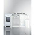 thumbnail image 4 of All-in-one combination kitchenette with refrigerator-freezer, sink, storage cabinet, and smooth-top range, 4 of 5