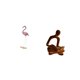 thumbnail image 5 of Estatua De Flamenco De Resina, Escultura De Ave, Decoración Para El Hogar, Chimenea, Arte Moderno, Figura De Jardín Con Soporte De Metal, Figura Humana, Estatua De Pensador Abstracto,, 5 of 8