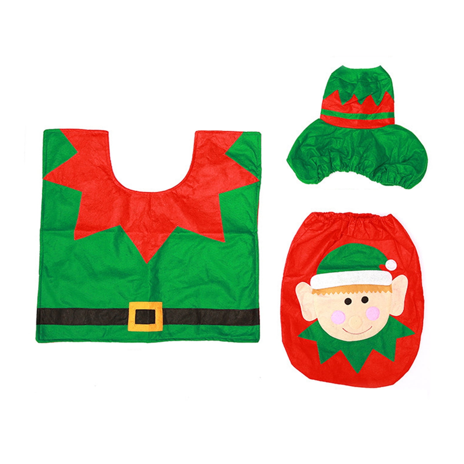 dianhelloya 1 Set Toilet Lid Cover Creative Shape Super Soft Fade