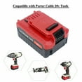 thumbnail image 2 of 4Pack 20Volt 4.0Ah Lithium-Ion Battery For Porter Cable 20V Max PCC680L PCC685L PCC681, 2 of 6