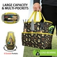 thumbnail image 2 of Garden Tool Bag,Happy Dog and Footprints Garden Tool Organizer,Garden Gifts,Waterproof Multi-Pocket Garden Tool Storage 11.8x5.5x11.4 Inch(Tools NOT Included), 2 of 6