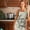 5-Multicolor, variant on Clearance Kitchen Apron, Cute Linen Adult Apron with Lovely Print for Family Kitchen, Easy Care and Multi-Purpose Use