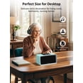 thumbnail image 5 of Simple Music Player for Dementia Elderly Seniors Easy MP3 Player as Alzheimers Dementia Visually Impaired Patients Product Gift One-Touch Controls ON/Off Retro Music Box (Cyan), 5 of 7
