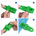 thumbnail image 4 of Unique Bargains 7mm Snap Tighten Sliding Lock Grip Awning Clamp Tarp Clips Green 24 Pack, 4 of 5