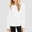 White, variant on Fesfesfes Kids Unisex 90% Cotton Long Sleeve Crew Neck Top Solid Color Basic T-Shirt, Soft Everyday Layer for Boys Girls School Daily Wear Ages 2-13 Years