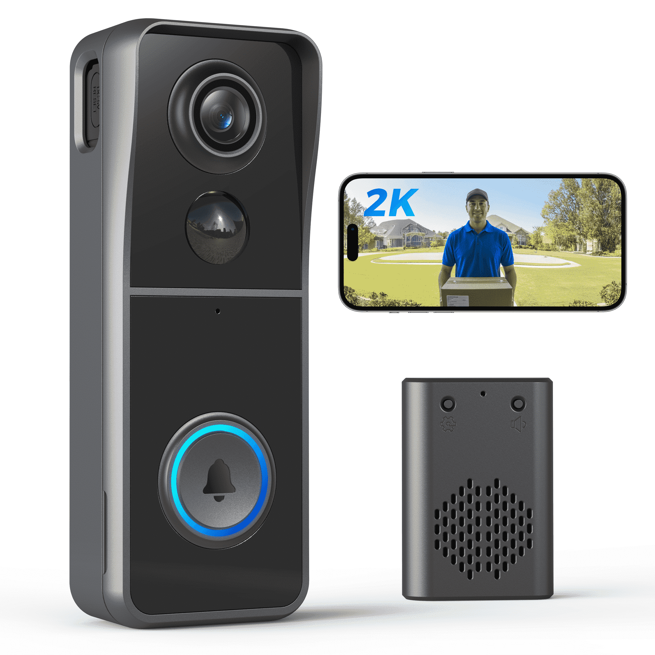 Anker eufy 2K HD Wireless Video Doorbell with Dual Camera