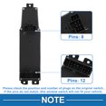 thumbnail image 4 of Interruptor de ventana eléctrico Unique Bargains No.68171680AA Interruptor de control de ventana para Dodge Dakota Durango para Ram 1500 Negro, 4 of 7