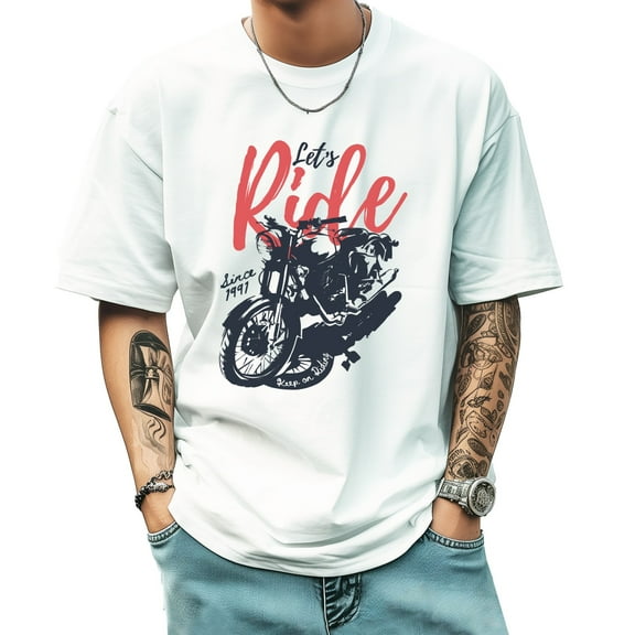 Graphic Tees for Men Summer New Print Casual Tee Fashion Trend Sports Shirt Select