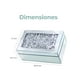 thumbnail image 5 of Joyero Xtellar Acabado Espejo Y Diamantes Grande Color Plateado, 5 of 5