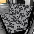 thumbnail image 6 of Binienty Skull Bat Car Seat Covers Full Set Auto Seat Protector Cover Soft Breathable Front Rear Bench Cushion Cover Universal for SUV Sedan Truck Halloween Car Interior Decorations, 6 of 7