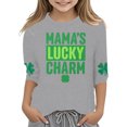 thumbnail image 2 of TZEWGL T-Shirts pour Enfants Manches Trois-Quarts Thème Ville Imprimé Col Rond Manches Courtes pour Tout-Petits Taille 8-9T, 2 of 4