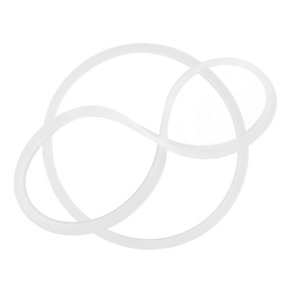 LITINKIMI Food Jar Gaskets Silicone White 2Pcs