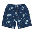 thumbnail image 3 of Uemuo Space Dinosaur Pattern Men's Swim Trunks Hawaiian Beach Bathing Suit Swimsuits Beach Quick-Dry Shorts with Pockets-Small, 3 of 9