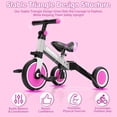 thumbnail image 5 of KORIMEFA 5 in 1 Kids Tricycle for 1-4 year olds, Toddler Bike Kids Trike for Balance Training, Baby Bike with Push Handle for Boy Girl, 5 of 15