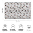 thumbnail image 3 of Gray Cow Expression Pattern Bathroom Rugs Mat,Non Slip Microfiber Bathroom Rug,Rubber Backing,Soft Bathroom Mats for Bathroom Floor,Tub and Shower,20x32in(50x80cm), 3 of 5