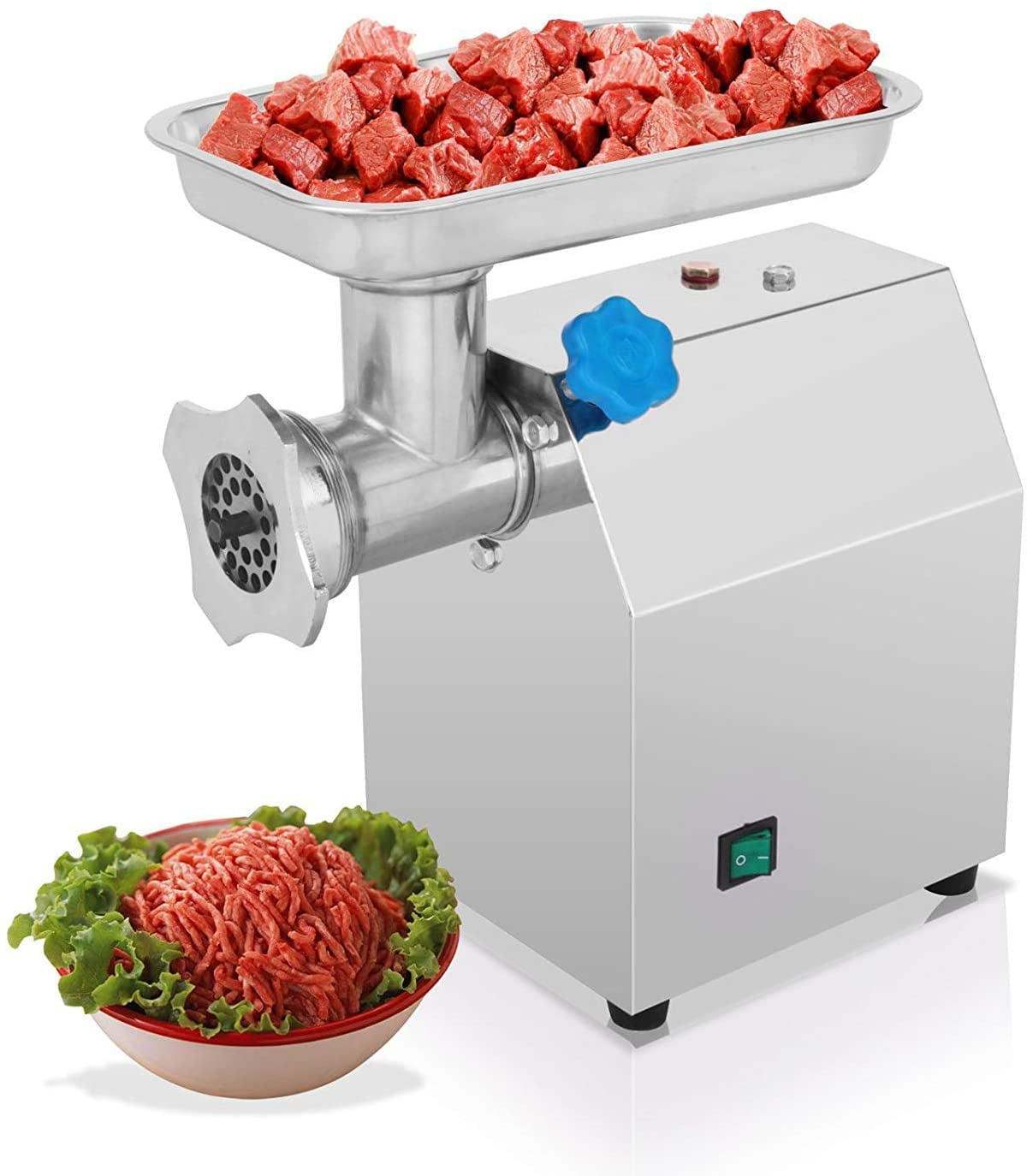 VEVOR Meat Grinder Electric 1.14HP 850W Stainless Steel for Industrial