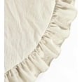 thumbnail image 2 of Round Ruffle  Mat 36" Diameter Neutral - Tummy  Mat - Beige Playmat -   Mats for Floor - Nursery Decor, 2 of 6