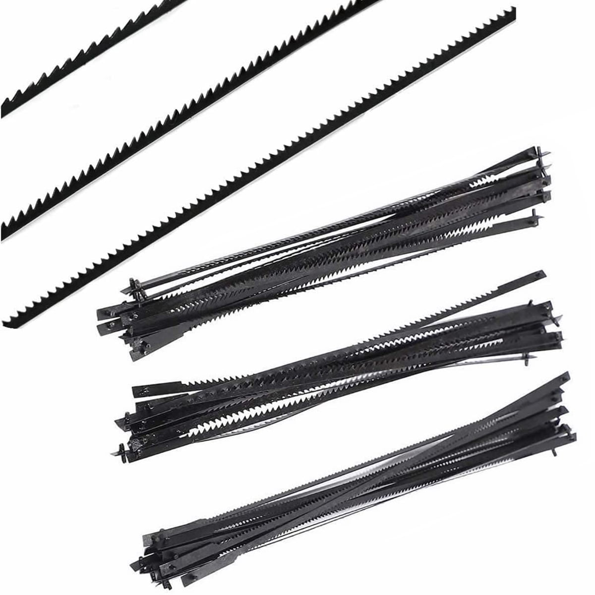 JOKAPY 36Pcs 5 Inch Scroll Saw Blades Carbon Steel Pinned Scroll Saw