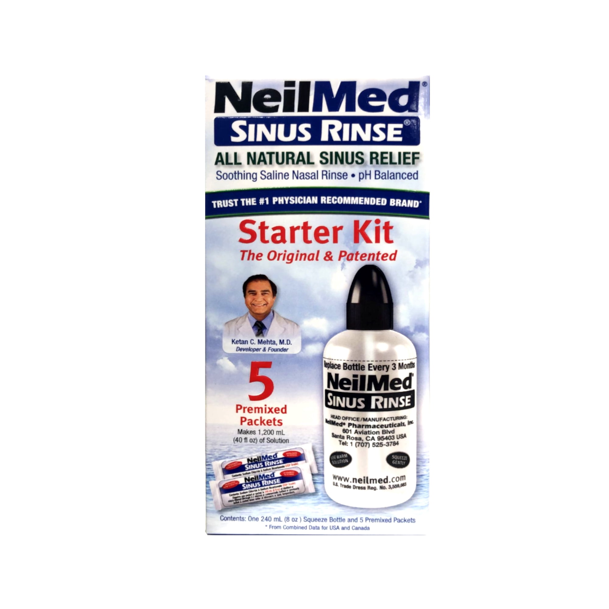 NeilMed Sinus Rinse Starter Kit (5 packets)