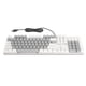 thumbnail image 4 of Teclado mecánico para juegos de 104 teclas 28 modos de retroiluminación Interruptor azul Plug and Play Teclado de computadora con cable RGB para Windows para Linux Blanco Gris, 4 of 10