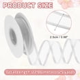 thumbnail image 2 of Uxcell Sheer Wide Organza Ribbon (1 Inch x 25 Yards) - with Chiffon Satin Ribbon Edge, for Gift Wrapping Wedding Birthday Bouquet Crafts DIY Decor, Gray, 2 of 7