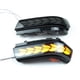thumbnail image 4 of Luces de señal de giro dinámicas LED para espejo lateral, luz intermitente, lámpara de flujo para V73, V77, V93, V97 2007-2021, color negro, 4 of 5