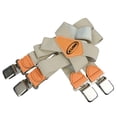 thumbnail image 6 of Men's 1.5 inch Wide Suspender Fully Elastic Khaki Adjustable Suspenders, 6 of 7