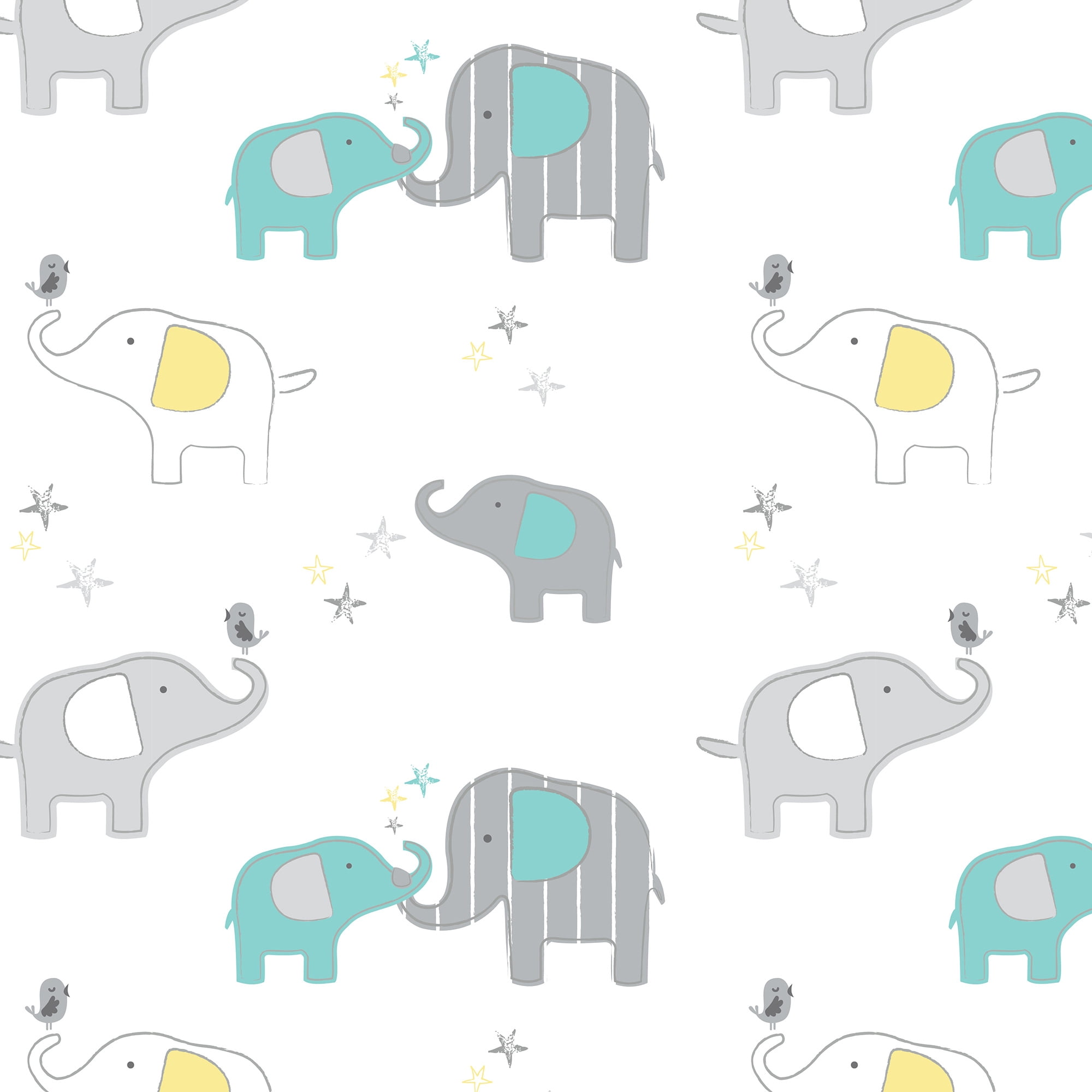 elephant mesh crib bumper
