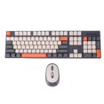 thumbnail image 2 of Combinación De Teclado Y Ratón Inalámbricos, 800, 1200 Y 1600 DPI, Teclado Ergonómico Inalámbrico Para Ordenador 2,4 Ghz, Modo Suspensión Inteligente, Teclas Altas Y Bajas, 2 of 7