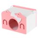 thumbnail image 1 of Mini casa para mascotas pequeñas, nido para dormir, forma bonita para conejillo de indias, erizo, hámster (rosa), 1 of 5
