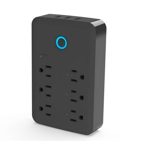 Gosund Smart Plug, WiFi Smart Outlet Extender w/ 3 USB Ports, 6 Outlets (5V/3A 24W), Works with Google Home and Alexa