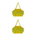 thumbnail image 4 of Wweixi Large Mesh Tote Bag for Beach and Swimming Pool Convenient Sand-Away Bag Yellow Extra Large 2Set, 4 of 6
