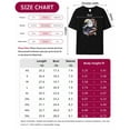 thumbnail image 7 of Women's T-Shirts, Patriotic American Flag Bald Eagle Cotton Crewneck Tee Short Sleeve Casual Tops Loose Graphic T-Shirt Black, XL, 7 of 7