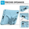 thumbnail image 2 of Allytechgroup iPad Mini 1 2 3 4 5 Case 7.9", Butterfly Design Kids Friendly Shockproof Kickstand EVA Shoulder Strap Bumper Lightweight Case for Apple iPad mini 1st 2nd 3rd 4th 5th Gen, Lightblue, 2 of 8