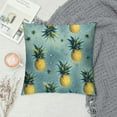 thumbnail image 2 of JRXY  Throw Pillow Case Watercolor Pineapple Square Cushion Cover Standard Pillowcase for Men Women Home Decorative Sofa Armchair Bedroom Livingroom White, 2 of 5