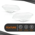 thumbnail image 6 of Headlight Replacement Lens Pair Fit For 2010-2014 Mercedes Benz CLS Class W218, 6 of 11