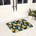 thumbnail image 5 of Non Slip Door Mat, yellow lemons Blue Sicilian style Fast Drying Bath Tub Mats, Absorbent Bathroom Rugs Entrance Welcome Mat, Bath MatS for Tub, Floor, Home, Kitchen, Hotel,16x24in, 5 of 7