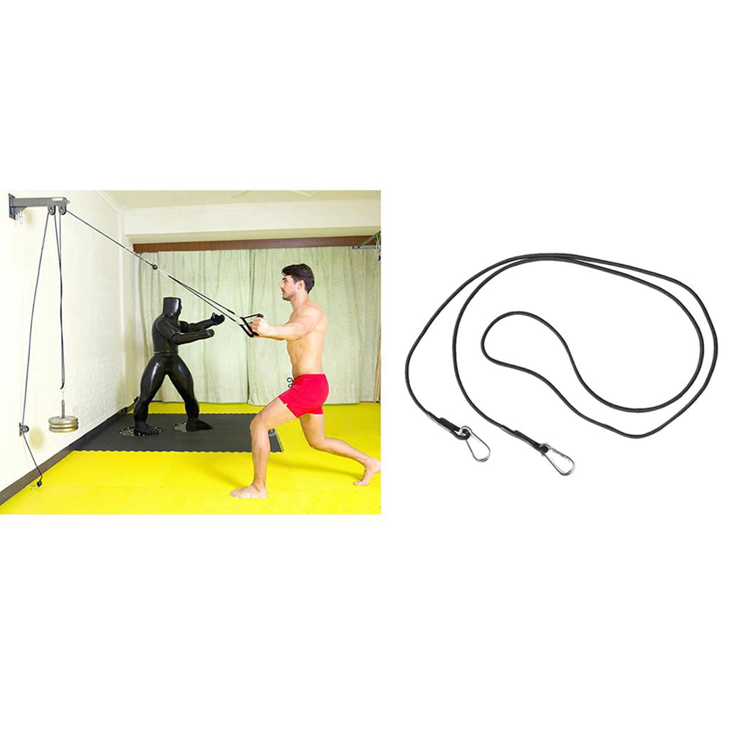 2.5M Fitness Pulley Cable Gym Workout Equipment Machine Attachment System DIY UK 