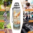 thumbnail image 7 of Sports Water Bottle 1000ML Tritan Food Grade Clear Water Bottle Fitness Outdoor Sports Bike Super Cute Cartoon Fox, 7 of 7