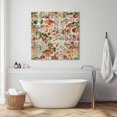 thumbnail image 2 of Mushroom Wall Art Painting on Canvas, Pastoral Summer Botanical Watercolor Spring Floral Canvas Art Home Prints Wall Art Framed Modern Artwork for Living Room Bedroom Wall Decor 12x12in, 2 of 4