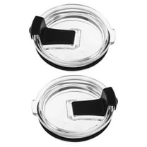 USHOBE Cup Lids Replacement Design Round Shape 2Pcs 8.5In X 8.5In X 0.8In