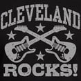 thumbnail image 3 of CafePress - Cleveland Rocks Men's Fitted T Shirt (Dark) - Men's Fitted T-Shirt, 3 of 4