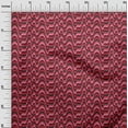 thumbnail image 2 of oneOone Cotton Silk Fabric Waves Flame Stitch Decor Fabric Printed BTY 42 Inch Wide, 2 of 4
