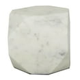 thumbnail image 4 of CosmoLiving by Cosmopolitan 4" Block Geometric White Marble Bookends (Set of 2), 4 of 7